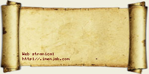 Jakov Vilimonović vizit kartica